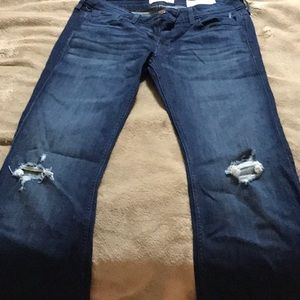 Ripped Hollister jeans